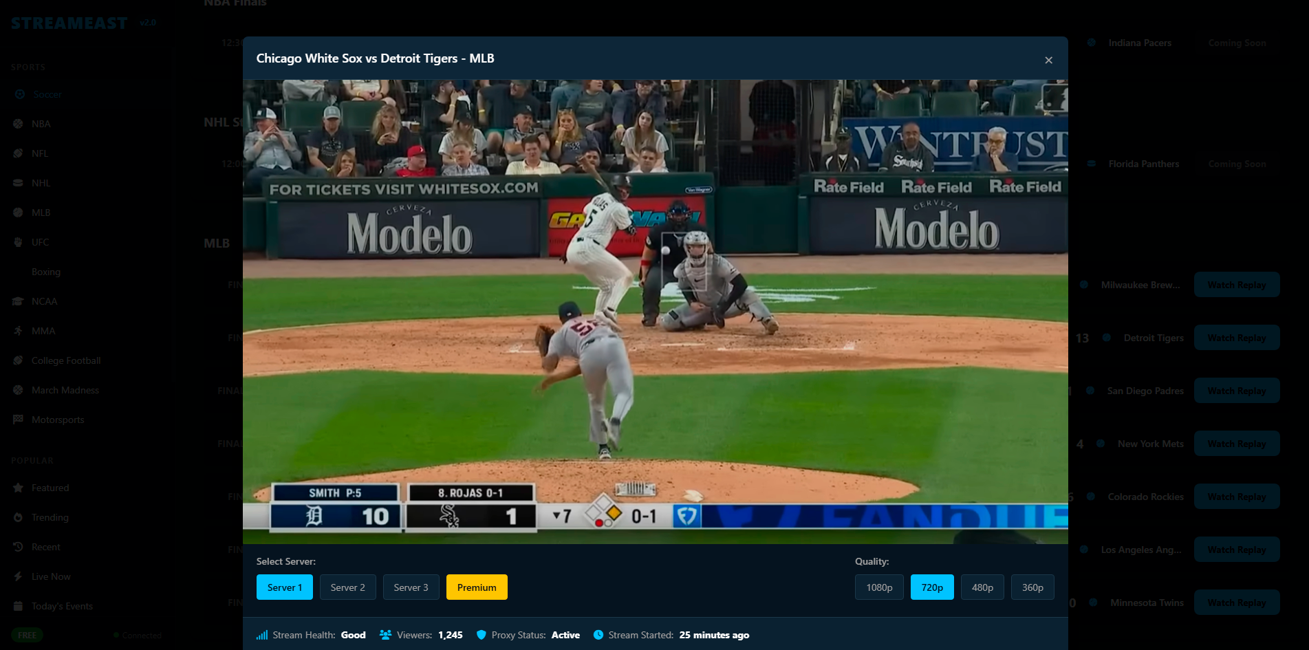 StreamEast App Screenshot 3